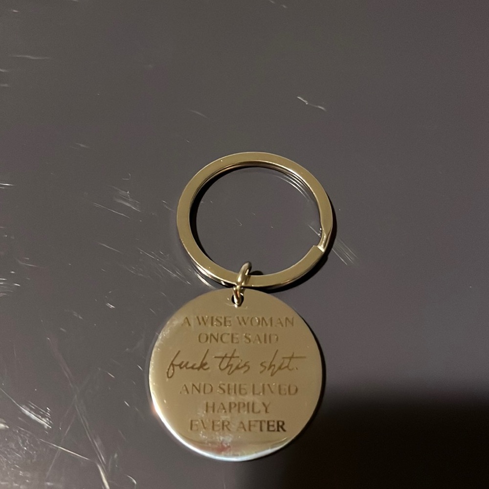 Swear word Keychain “F*ck this Sh*t…”